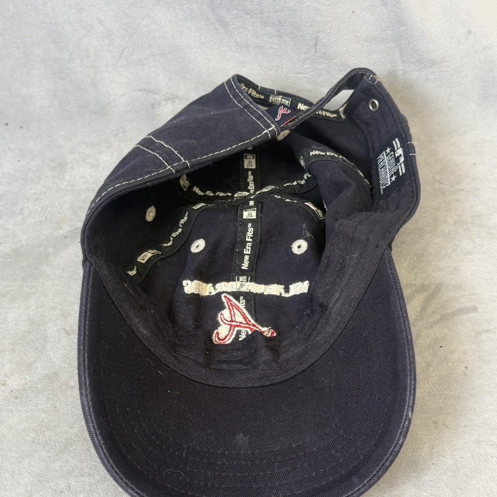 Atlanta Braves‎ Hat Cap Strap Back Mens One Size Turner Field MLB Baseball - Picture 9 of 13